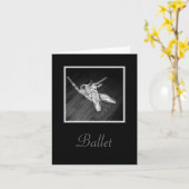 Carte de note 'Toe Shoes' (Fleur jaune)