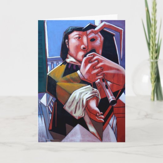 Carte de note Tom X "Harlequin Flûte" (Devant)