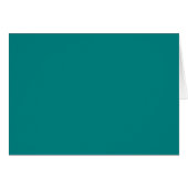 Carte de note turquoise (Devant Horizontal)