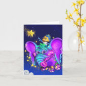 Carte de note Twinkle Little Star (Fleur jaune)