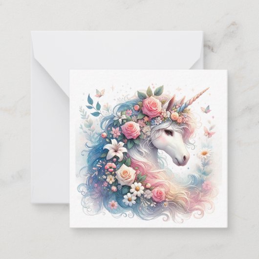 Carte de note Unicorn (Devant)