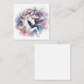 Carte de note Unicorn (Devant / Derrière)