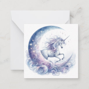 Carte de note Unicorn