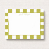 Carte de note Vérificateur Vert Citron