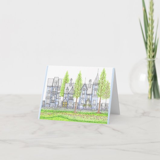 Carte de note victorienne (Devant)