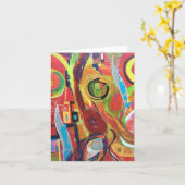 Carte de note vide de sous-remorque (Fleur jaune)