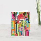 Carte de note vide de travail en usine (Devant)