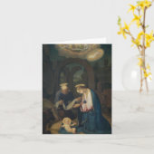 Carte de note (Vide/Personnalisée) : Naissance du  (Fleur jaune)