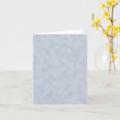 Carte de note vierge avec aspect Parchemin bleu Vi (Fleur jaune)