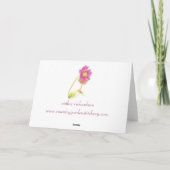 Carte de note vierge de l'école tropicale océaniqu (Dos)