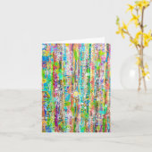 Carte de note vierge des jours ensoleillés (Fleur jaune)