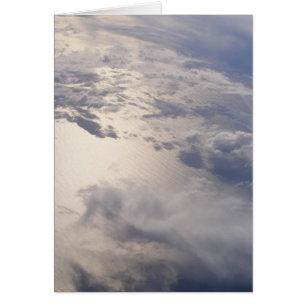 Carte de note vierge des nuages (conception 1)