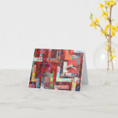 Carte de note vierge entrepôt (Fleur jaune)