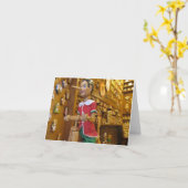 Carte de note vierge—Pinocchio (Fleur jaune)