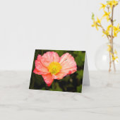 Carte de note vierge - Poppy (Fleur jaune)