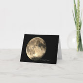 Carte de note vierge Super Moon (Devant)