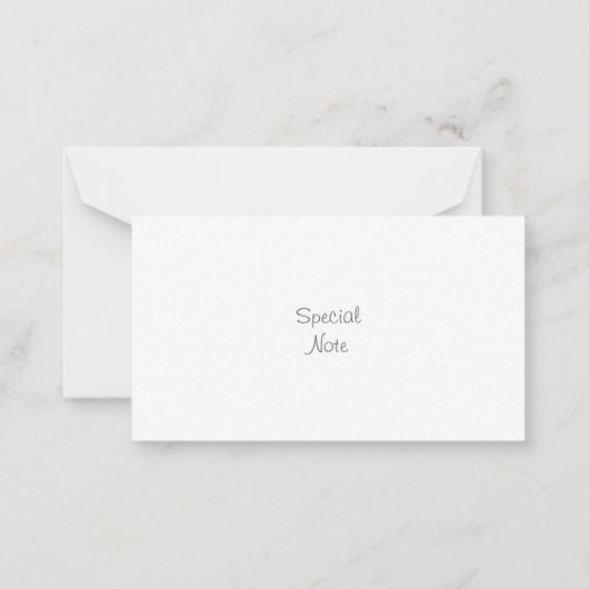 Carte de note Violet Iris (Dos)