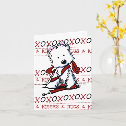 Carte de note Web XOXO (Fleur jaune)