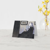 Carte de note Westie Whistlers (Fleur jaune)