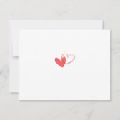 Carte de note Xoxo personnalisée (Dos)