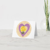 Carte de note Yellow Rose Valentine (Devant)