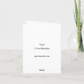Carte de note "Yum" Green Weenii (Dos)