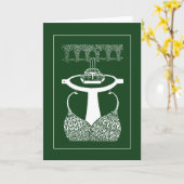 Carte de notes Beardsley Vintage Peacocks (Fleur jaune)