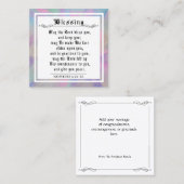 Carte de notes BIble Priestly Blessing Pastel Feat (Devant / Derrière)