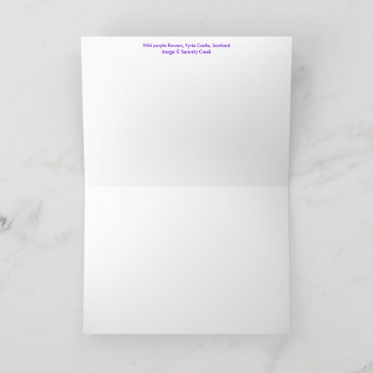 Carte de notes Bluebells (Intérieur)