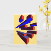 Carte de notes de boîte à volant (Fleur jaune)