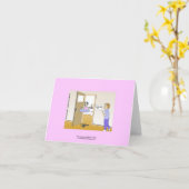 Carte de notes de dessin classique du laboratoire  (Fleur jaune)