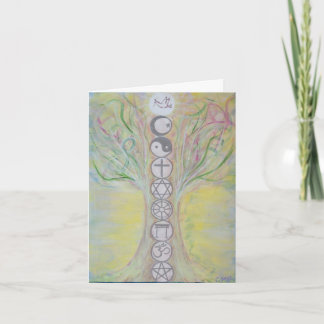 Carte de notes de l'Arbre de l'Unité - L'amour con