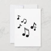 carte de notes de musique (Devant)
