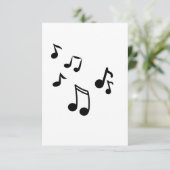 carte de notes de musique (Debout devant)