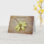Carte de notes Fedown Yellow Flower Thoughts (Fleur jaune)
