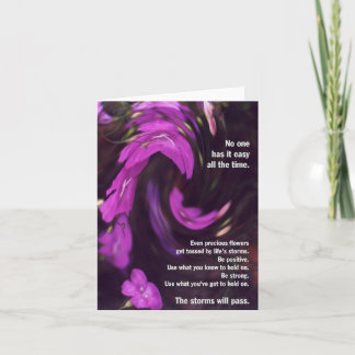 Carte de notes Fleurs Inspirationnelles 1