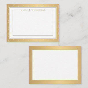 Carte de notes musicales avec Clef en Arbre Emboss