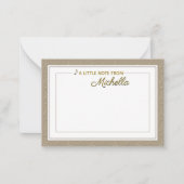 Carte de notes musicales avec Clef en Arbre Emboss (Devant)