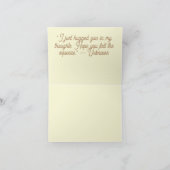 Carte de notes pliées : Puppy's Thoughts (Intérieur)