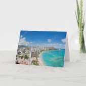 Carte de notes pliées Souvenirs de Waikiki (Devant)