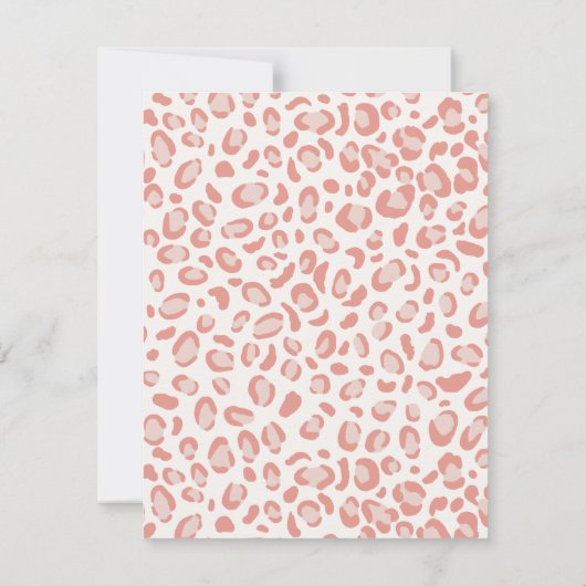 Carte de notes pour les filles Safari mignonne (Dos)