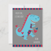 Carte de notes pour les valentines de salle de cla (Devant)