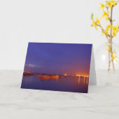 Carte de notes pour voiliers en marina (Fleur jaune)