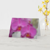 Carte de notes Soft Orchid Blossoms (Fleur jaune)