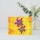 Carte de notes sur les tortues peintes (Debout devant)