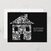 Carte de notification de changement d'adresse pour (Devant / Derrière)