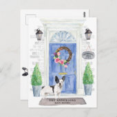 Carte de notification de déménagement de Bouledogu (Devant / Derrière)