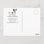 Carte de notification de déménagement de Bouledogu (Dos)