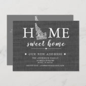 Carte de notification de déménagement de l'État de (Devant / Derrière)