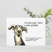 Carte de notification de déménagement pour moi et (Debout devant)